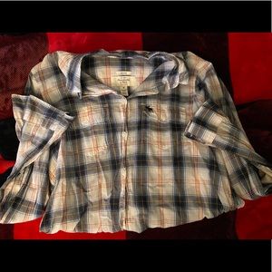 Plaid Abercrombie Button Down